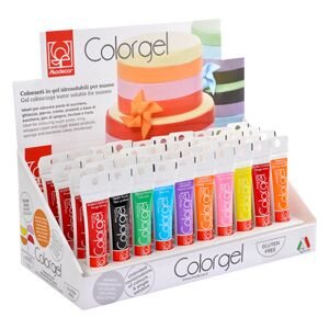 Набор гелевых красителей Colorgel Modecor по 20 гр. Ассорти 40шт.